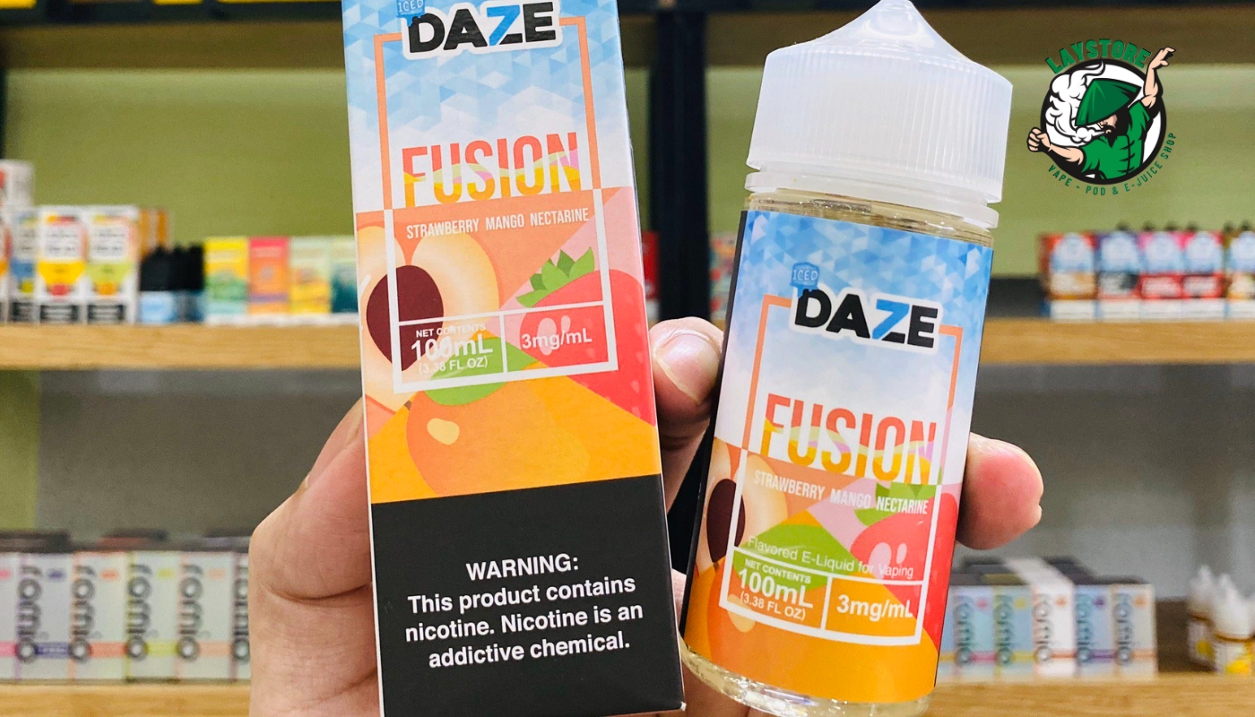 7Daze Fusion Juice Strawberry Mango Nectarine 100ml
