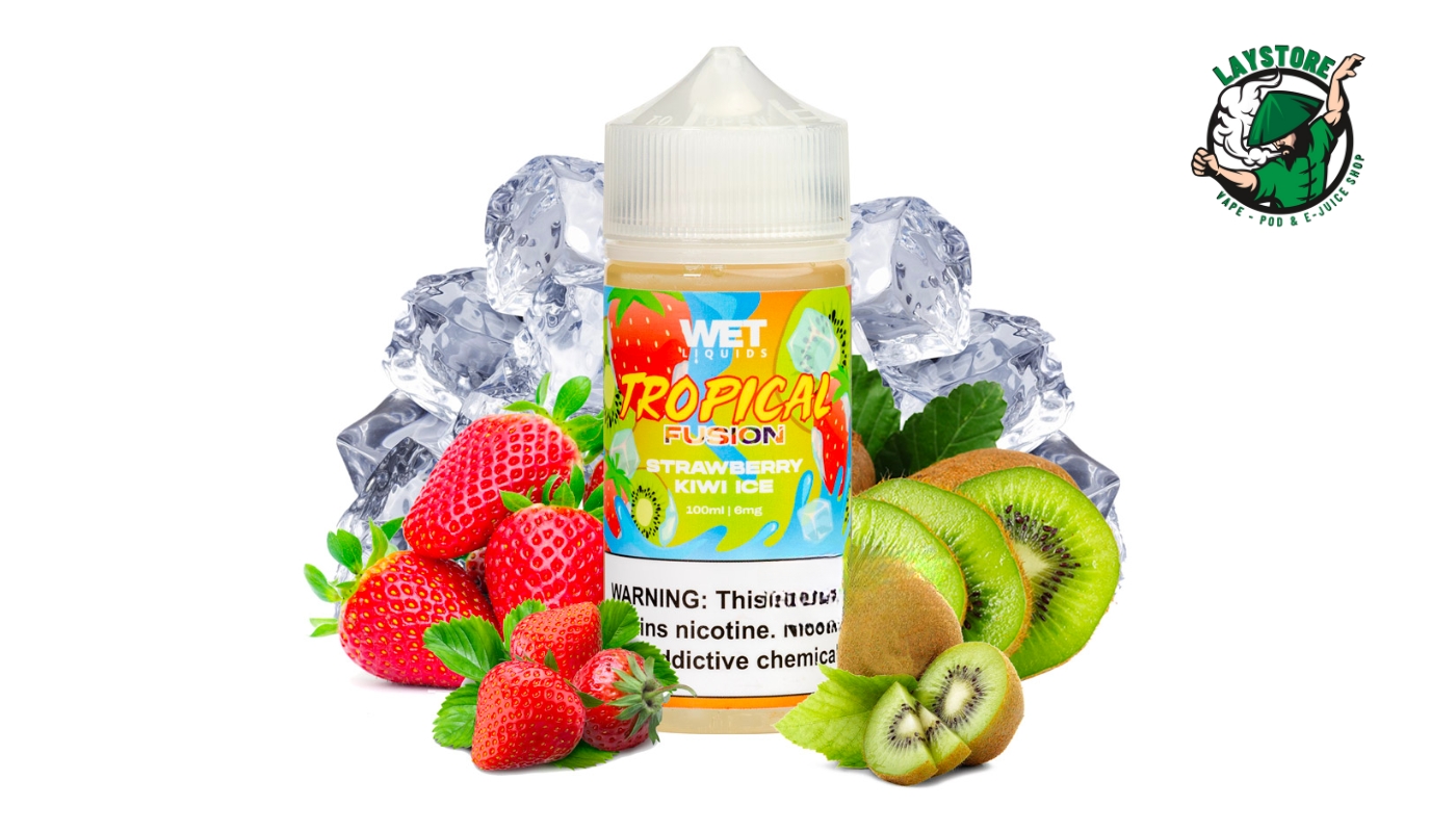 Wet Tropical Fusion Strawberry Kiwi Ice